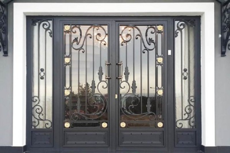 Ferforje Apartman ve Bina Giriş Kapısı